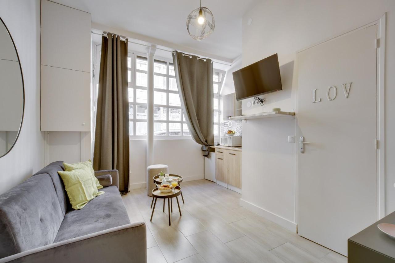 Bright Charming Modern Studio By Dreamy Canal St Martin 10Eme Metro Goncourt Apartment Paris Bagian luar foto